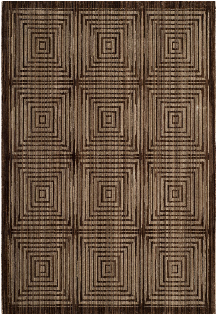 Safavieh Infinity Inf569b Brown - Beige Area Rug - Image 3