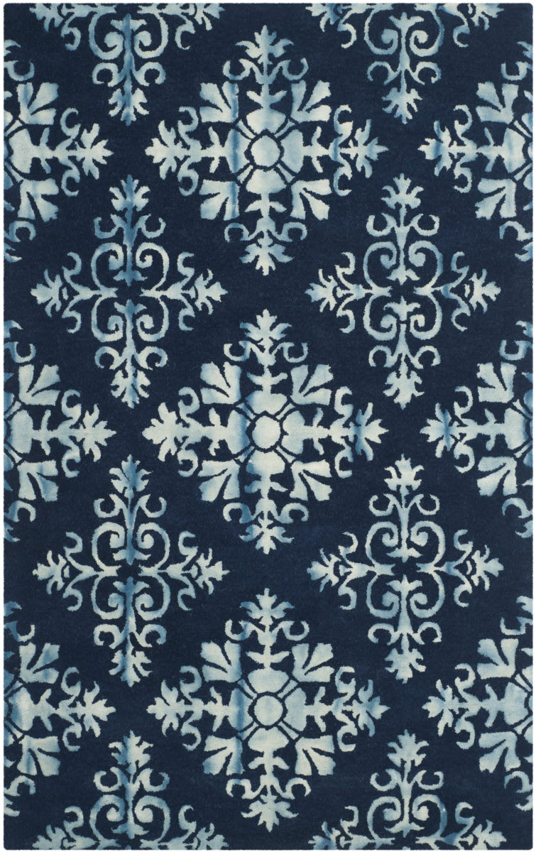 Safavieh Dip Dyed Ddy720n Navy - Blue Area Rug