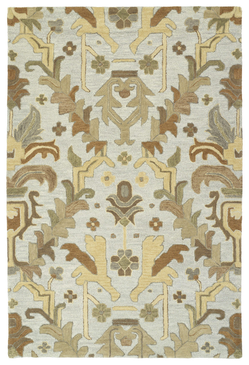 Kaleen Brooklyn 5311-77 Silver Area Rug - Image 3