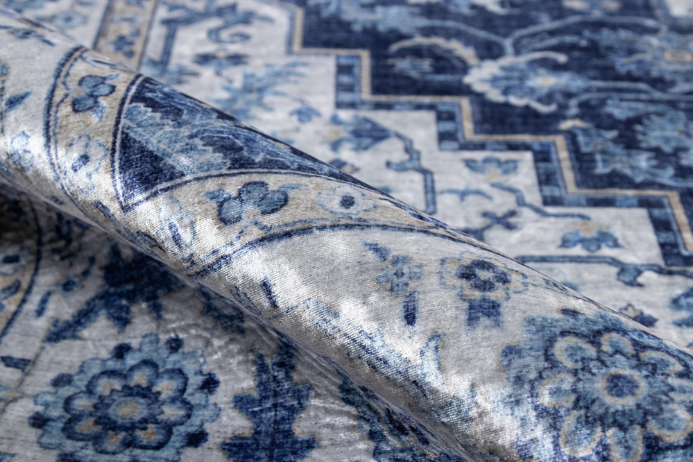 Momeni Karachi KAR-8 Blue Area Rug - Image 3